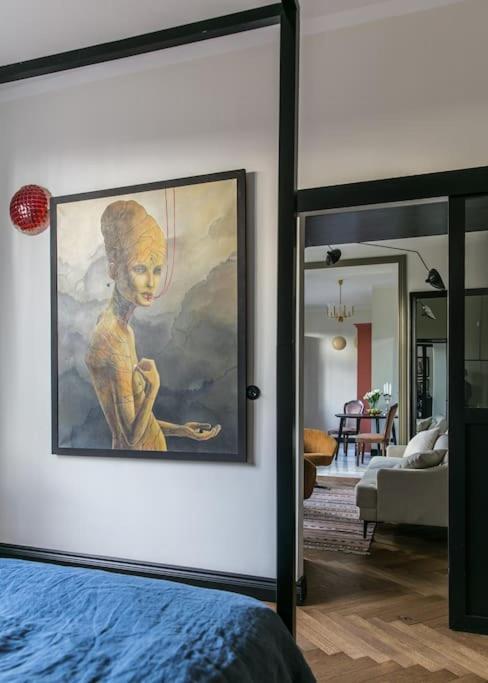 Dark Blue Apartment Варшава Екстериор снимка